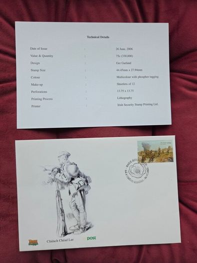 Stamps Year of the pig (2007) and Somme anniversary (2006)