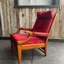 A Vintage Cintique Lounge Chair Image 9