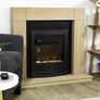 Zanussi 2KW Black Electric Inset Fire Stove with 2 Heat Settings, Timer and Remote Control Image 5