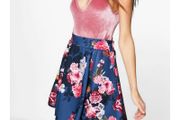 Brand new floral skater skirt