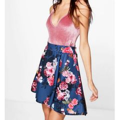 Brand new floral skater skirt