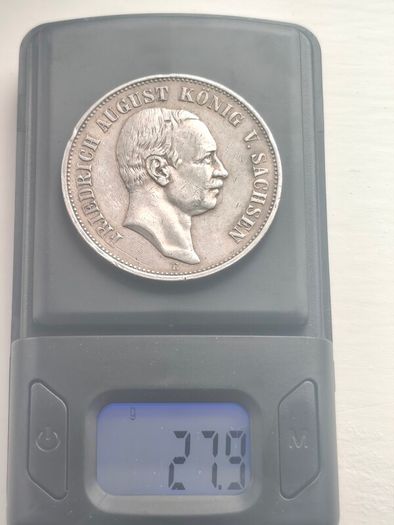 1914 Funf Mark Silver coin