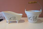 Le Bain Soap Dish &amp; Bucket