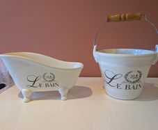 Le Bain Soap Dish & Bucket