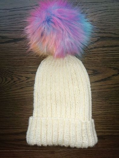 hand knitted adults bobble hats
