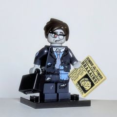 Lego Minifigure - Zombie Businessman