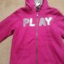 Girls Play Embossed Hoody - NEW Image 3