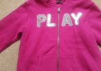Girls Play Embossed Hoody - NEW