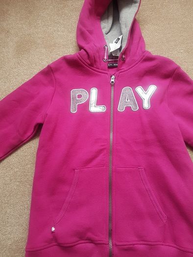 Girls Play Embossed Hoody - NEW