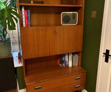 Mid century bureau cabinet