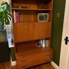 Mid century bureau cabinet