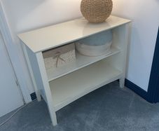 White table shelf bookcase