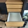 Chest of 6 drawers Malm oak veneer with mirror Image 4