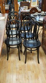 Set of 6 Vintage Bentwood Dining Chairs