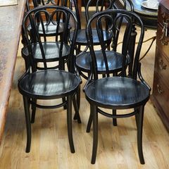 Set of 6 Vintage Bentwood Dining Chairs