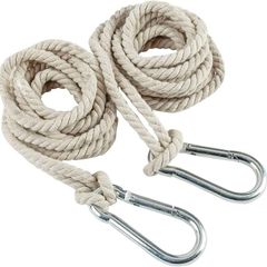 Tree Swing Ropes, 2Pcs 4M Hammock Hanging Rope Adjustable Swing Hooks Strap Garden Furniture Accessories