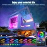 30M LED Strip Lights, CGN Bluetooth 100FT Music Sync Smart LED Strip With Remote 5050 RGB Colour Changing Decorative Dimmable Light Strips Multimode Ambient Mood Lighting for Bedroom TV Backlight Image 7