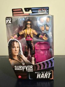 WWE Elite Survivor Series Bret Hit Man Hart Figure  New Sealed