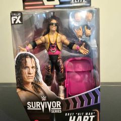 WWE Elite Survivor Series Bret Hit Man Hart Figure  New Sealed