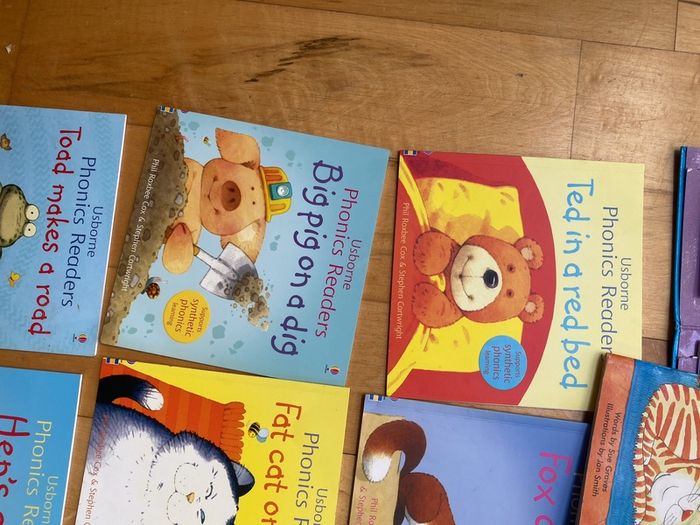 First Phonics Readers Usborne and Ladybird 17 book bundle