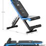 FREE EXPRESS SHIPPING Adjustable Weight Bench Home Training Gym Weight Lifting Sit Up Ab Bench Flat Incline Decline Multiuse Exercise Workout Bench Image 2