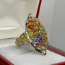 Sapphirey Ring in 18K Vermeil Yellow Gold Plated Image 4