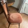 Set of 4 Beautiful Vintage Solid Wood Chairs 200 Image 2