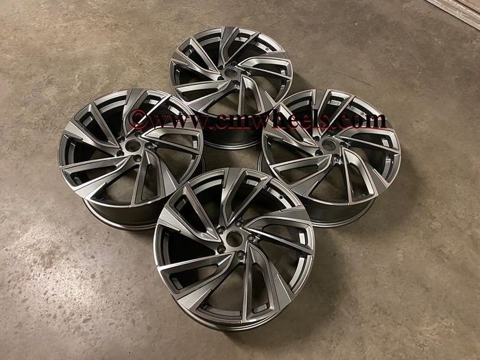 8 19" Inch VW Golf Adelaide Style Alloy Wheels VW MK5 MK6 MK7 MK7.5 AUDI A3 CADDY VAN SEA LEON scirocco skoda superb octavia 5x112