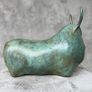 Abstract Buffalo - Patinated Bronze Image 7
