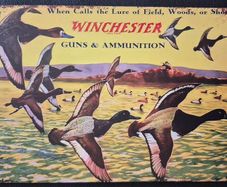 Winchester firearms company, vintage style metal sign .