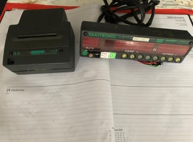 taxi meter & laser printer