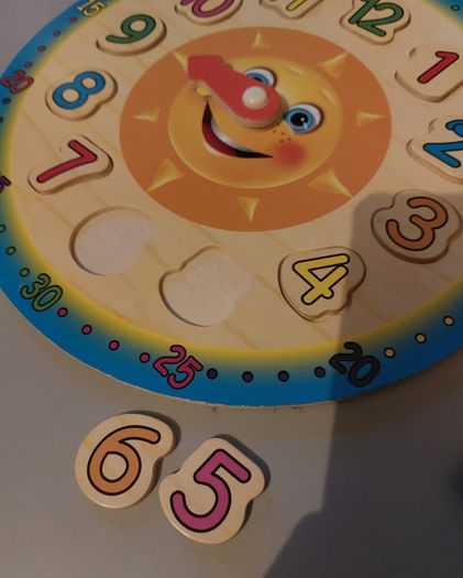 Wooden Educational Toy Clock (1465) 1