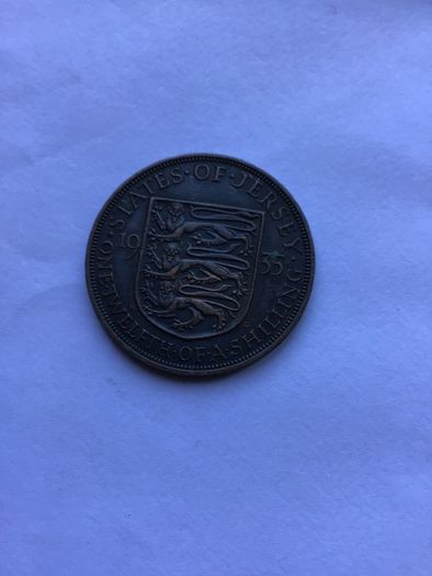 Very Rare 1935 Jersey coin - One Twelfth of a Shilling