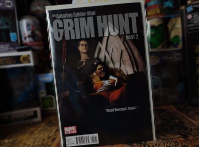 Amazing Spider-Man ! Issue #635 ! Grim Hunt ! Mike Fyles Variant Cover ! 2010 ! by Marvel !