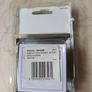 Decor Single TV/FM Coaxial Outlet In Satin Chrome.  In original  Packaging. Image 2