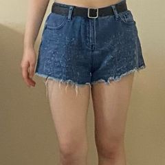 Denim shorts