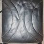 Black Faux Leather Swivel and Reclining Armchair with Footstool Image 4