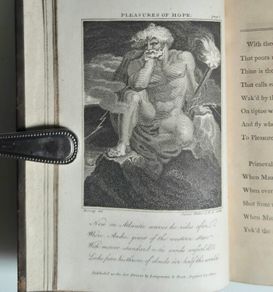 The Pleasures of Hope, with Other Poems. 1805. Thomas Campbell. Rare antique book, full leather.