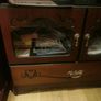 mahogany tv cabinet unit Image 7