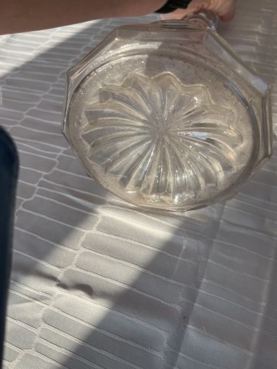 Vintage Conical Cut Crystal Decanter