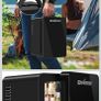 Enventor Mini Fridge 6 Litre, 8 Can Mini Fridges for Bedrooms, AC+12V DC Power Cooler & Warmer, Portable Small Fridge for Car, Travel, Home/Skincare, Makeup, Cosmetics/Drinks, Fruit, Food, Black Image 3