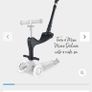 MICRO Deluxe Set - Seat Push Handle and Footrest: Black Image 2