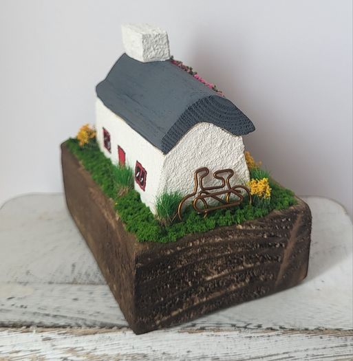 Handcrafted tiny wooden cottage!