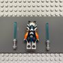 lego Star Wars sw1096 Ahsoka Tano (Adult) minifigure- Dark Blue Jumpsuit Image 2