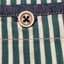Ted Baker Mens Green/White Stripe Long Sleeve Shirt Size Small Image 4