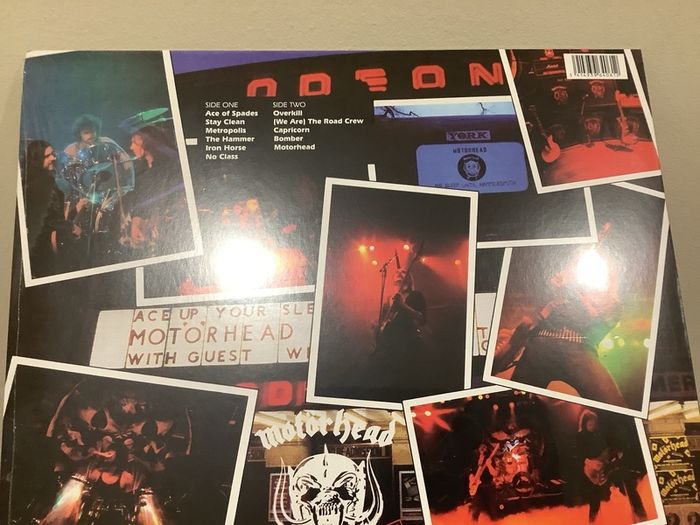 Motorhead  no Sleep till Hammersmith  pressed in England  on Bronze Lable in Mint Condition
