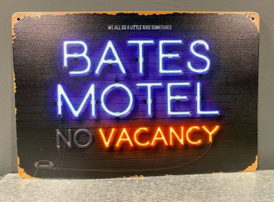 Bates Motel Tin Metal Sign
