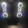 18KT White Gold Filled Earrings Image 3