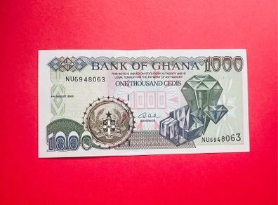 GHANA  1000. CEDIS  2003   Pick 32i  ( Uncirculated )