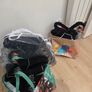 100 clothing hangers (mostly black velvet) Image 3